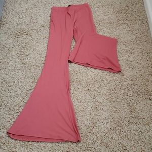 Women Wide Leg Stretch Leggings
